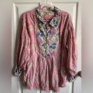 Magnolia Pearl Pink and Purple Floral Tunic